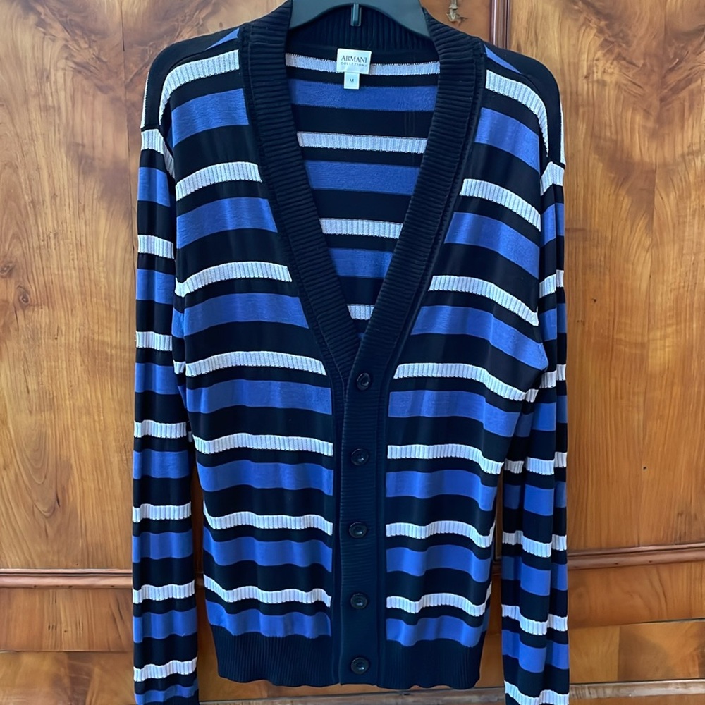 Men’s Armani Collezioni Lightweight Cardigan Sweater